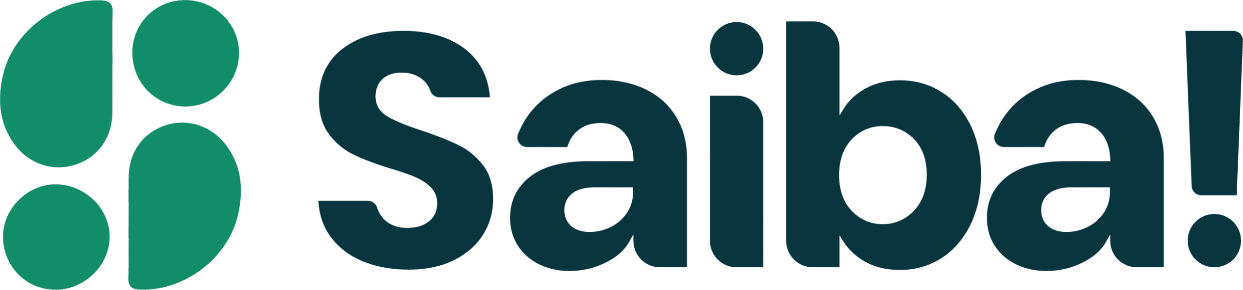 Logo Horizontal Azul Petroleo e Verde Grupo Saiba! BPO de Treinamentos